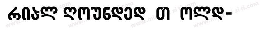 Arial Rounded MT Bold字体转换